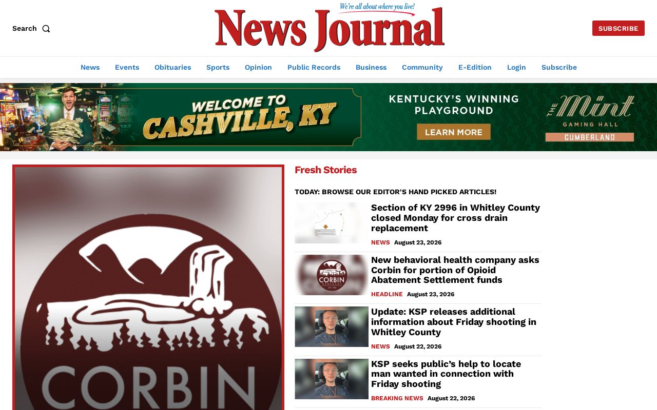 News Journal entry point for Corbin and Whitley County arrest news